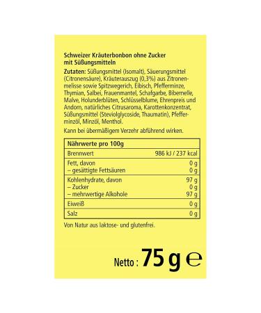 Ricola Original Herbs & Lemon Balm - Sugar-Free Swiss Herbal Candy 18x75g | Soothes Neck & Voice - Buy Online on GoSupps.com