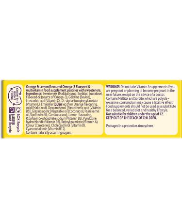 Bassetts Vitamins 12-18 Years Multivitamins Omega 3 Citrus 30's 99.2g - Essential Teen Nutrition - Buy Online on GoSupps.com