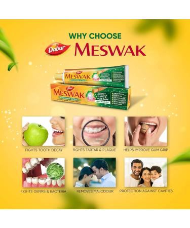 Dabur Meswak Toothpaste - 300 g (Family Pack) - Buy Online on GoSupps.com