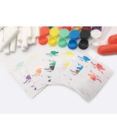 ZIOJOVK Nasal Inhaler Kit - 24 Empty Tubes, 12 Wicks, 36 Stickers, 2 Droppers, 1 Tweezers - Buy Online on GoSupps.com
