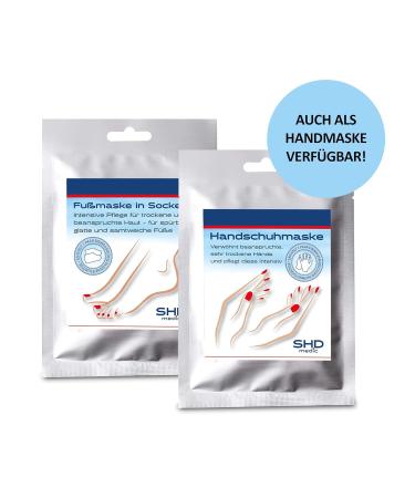 Hydrating Foot Mask for Stressed Dry Skin 3x1 Pair | Wellness Foot Care - Buy Online on GoSupps.com