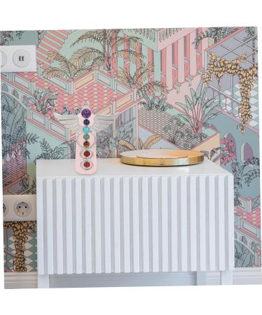 Abaodam 4pcs Angel Crystal Ornaments Glass Ornaments Healing Crystals Stones Angel Wing Crystal Hexagon Doll - Buy Online on GoSupps.com