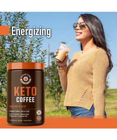 RAPIDFIRE Hazelnut Ketogenic Coffee 7.93 oz - Low Carb, High Energy - Buy Online on GoSupps.com