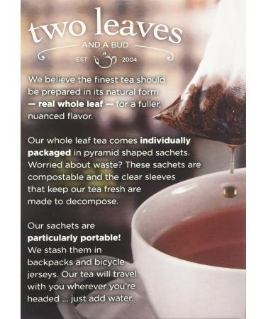 Buy Two Leaves and a Bud Organic Chamomile Herbal Tea Bags - 15 Count Box - Buy Online on GoSupps.com
