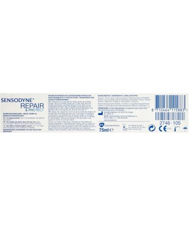 SENSODYNE Repair & Protect Toothpaste 75ml - International Shipping Available | Sensitive Teeth Relief - Buy Online on GoSupps.com