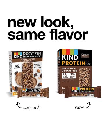 KIND Protein Bars - Almond Butter Dark Chocolate | 30 Count - Buy Online on GoSupps.com
