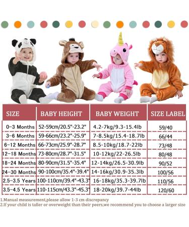 Doladola Baby Boy's Girl's Animal Hooded Onesie Toddler Jumpsuit - White Rabbit, 24-30 Months - Buy Online on GoSupps.com