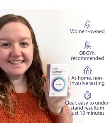 Proov Complete Fertility Testing System | At-Home Hormone Tests for Ovulation FSH Estrogen LH & Progesterone | Reliable Medical-Quality Fertility Solutions - Buy Online on GoSupps.com