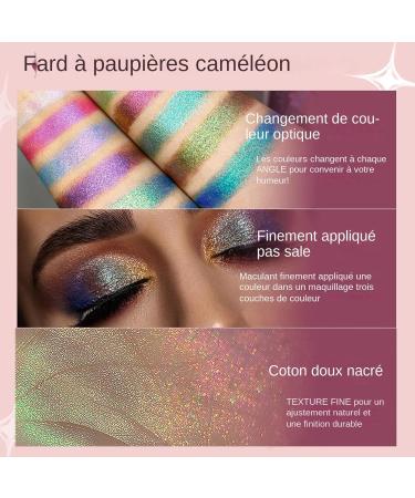 Glitter Eyeshadow Shimmer Eyeshadow Unique Long Lasting Glitter Eyeshadow for Girls Unique Makeup Eyeshadow for Travel Daily Travel Small - Buy Online on GoSupps.com