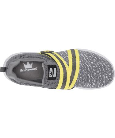 Brunswick Men's Bowling Shoes 10.5 Grey/Yellow - Performance and Style for Every Game - Buy Online on GoSupps.com