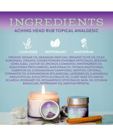 Little Moon Essentials Aching Head Rub 1 oz - Topical Analgesic for Pain Relief - Buy Online on GoSupps.com