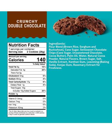 Enjoy Life Double Chocolate Crunchy Cookies - Nut, Soy, Dairy, Gluten Free, Non GMO & Vegan - 6 Boxes - Buy Online on GoSupps.com