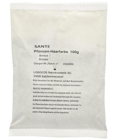 SANTE Natural Cosmetics Plant Hair Color Powder - Bronze Henna Powder 100g for Vibrant Color & Shine - Buy Online on GoSupps.com
