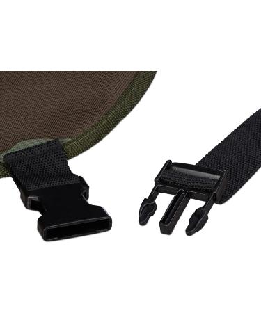 Relaxdays Beer Belt Sixpack - Adjustable Camouflage Holder for 6 Cans & Bottles (0.2-0.5L) - Green/Brown Perfect for Outdoor Fun! - Buy Online on GoSupps.com