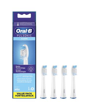Oral-B Pulsonic Clean plug-in brushes for sound toothbrushes 4 pieces toothbrush attachment for oral-B sound toothbrush 4 pieces (1 Pack) - Buy Online on GoSupps.com