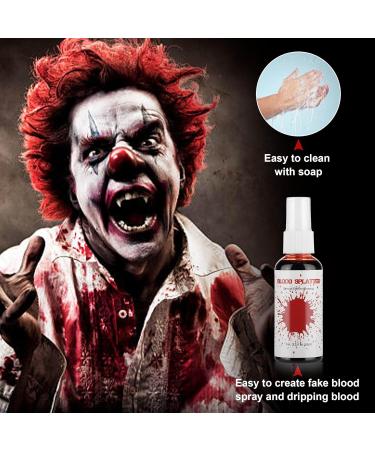 CCbeauty 2.2 Fl Oz Washable Fake Blood - Realistic Edible Blood for Halloween Theater Cosplay & Special Effects Makeup - Buy Online on GoSupps.com