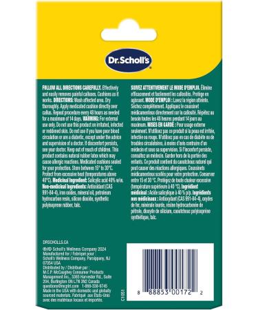 Dr. Scholl's One Step Callus Removers 4 Count (Packaging May Vary) - Buy Online on GoSupps.com