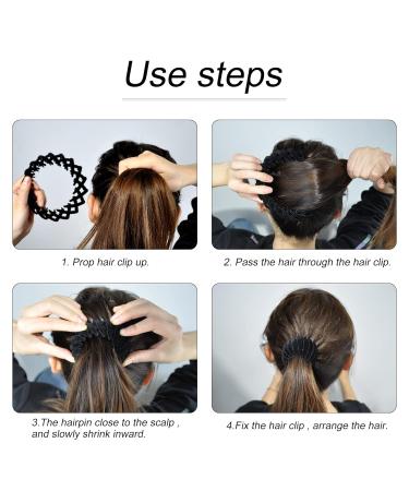 Beifon Birds Nest Hair Clip - Simple Ponytail Holder & Hair Tie for Women - Buy Online on GoSupps.com