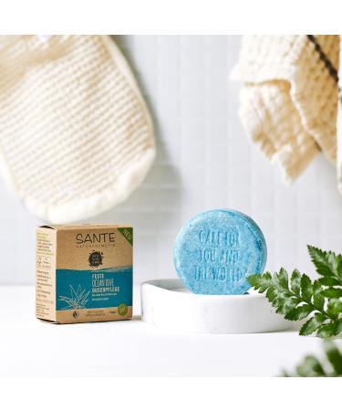  Sante Naturkosmetik SANTE Naturkosmetik Solid Shower Soap Vegan Formula with Organic Aloe and Sea Salt Shower Treatment Ocean Dive 1 x 80g - Buy Online on GoSupps.com