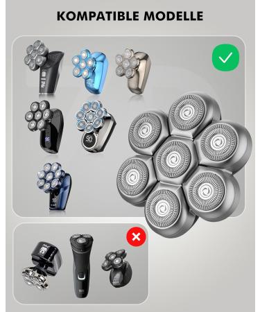 Bald Head Shaver for Men - Kibiy LED Electric Shaver | Magnetic Head | International Shipping Available - Buy Online on GoSupps.com