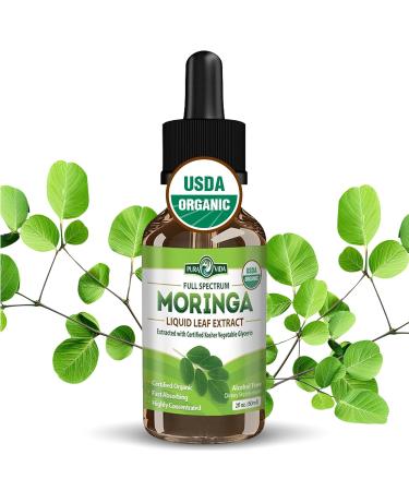 100% Natural Ingredients Moringa Oil Body Butter for Dry Skin with Vitamin A C and E And Organic Moringa Leaf Extract Liquid Drops - USDA Organic Certified - Highly Purified - Buy Online on GoSupps.com