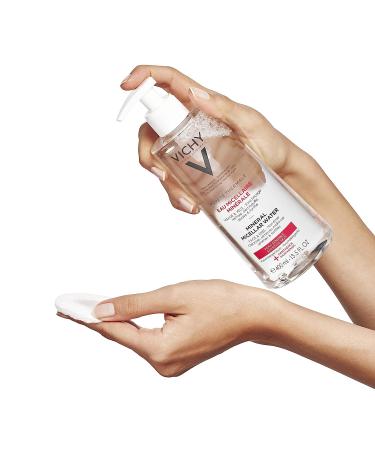 Vichy Puret Thermale One Step Micellar Water 13.52 Fl. Oz - Alcohol Free Makeup Remover & Toner with Vitamin B5 for Sensitive Skin - Buy Online on GoSupps.com