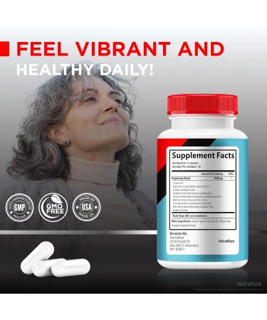 NutraRize Gluco Health Plus Official Gluco Health + Glyco Optimizer Formula Premium Blend to Support Healthy Levels & Overall Wellbeing All-Natural GlucoHealth Plus Pastillas Review (60 Capsules) - Buy Online on GoSupps.com
