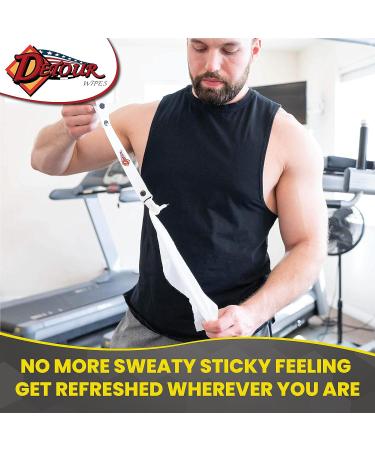 Detour Back Brush Scrubber Handle for Effective Back Cleansing with Body Wipes - Buy Online on GoSupps.com