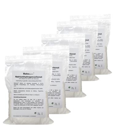 Sodium bicarbonate sodium hydrogen carbonate sodium bicarbonate baking soda E500ii from Rekosan 5 x 1 kg