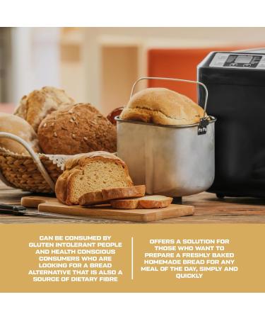 Scitec Nutrition Bread Baking Mix 800g - Vegan, Gluten-Free & High Fiber - Quick & Easy - Buy Online on GoSupps.com