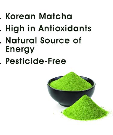 Organic Matcha Green Tea Powder - 100g (33 Servings). Culinary Grade Korean Matcha Premium Quality Natural Source of Energy High in Antioxidants Pesticide-Free Vegan. Yin & Yang Superfoods - Buy Online on GoSupps.com