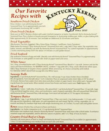 Kentucky Kernel Seasoned Flour 10oz - Savory Coating Mix for Crispy Chicken and More - Buy Online on GoSupps.com