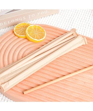 50Pcs Straight Bamboos Straw Party Drinkings Straw Degradable Cocktails Straw for Party Birthday Wedding Tool Small - Buy Online on GoSupps.com