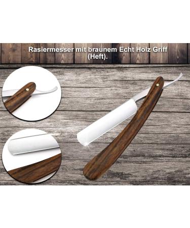 Buy Solingen Sharp Paste Razor Set - Extra Wide Leather String & Wood Handle | Quality Instruments from Germany - Buy Online on GoSupps.com