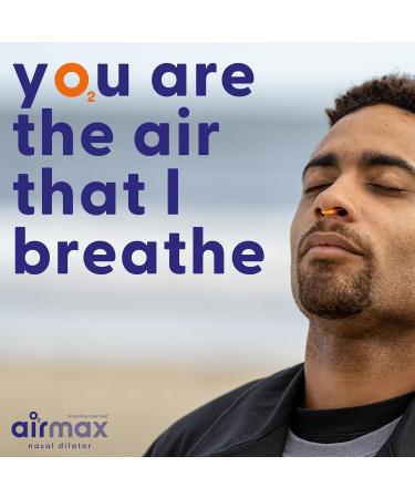 Airmax Nasal Dilator - 76.1% More Air | Breathe & Sleep Better | Snoring Stopper | Medium (M) Pack - 6 Months Supply | Free Breathing Solution - Buy Online on GoSupps.com