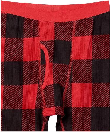 Amazon Essentials Boys' Thermal Long Underwear Set - Red Buffalo Check - Size 2T - Buy Online on GoSupps.com