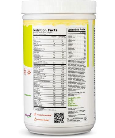 NatureMax Boost Pea Protein Powder - 20g Protein Natural Vanilla Flavor Diet Supplement & Meal Replacement - 1lb Kosher Vitamin - Buy Online on GoSupps.com