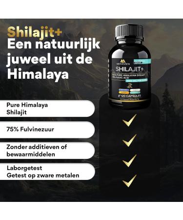 MOVEZEN Shilajit+ 100 pure Himalayan resin 30 g laboratory tested Mumijo Premium rich in 75 fulvic acid and more than 85 natural minerals Capsule - Buy Online on GoSupps.com