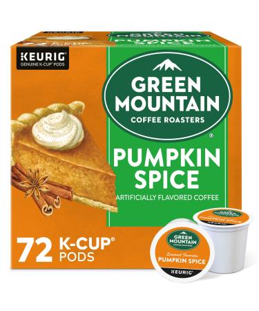 Green Mountain Coffee Roasters Pumpkin Spice Single-Serve Keurig K-Cup Pods Flavored Light Roast Coffee 72 Count 12 Count (Pack of 6) Pumpkin Spice 12 Count (Pack of 6)