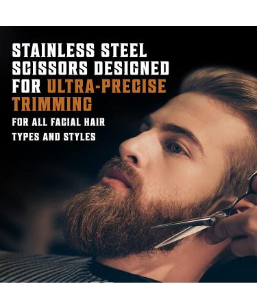 Viking Revolution Beard Comb & Brush Set for Men - Boar Bristle Brush, Pear Wood Comb - Grooming Kit with Travel Pouch - 4 Piece Set - Buy Online on GoSupps.com