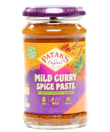 Pataks Indian sauces and pastes Mild Curry Spice Paste Pot 2 x 283g