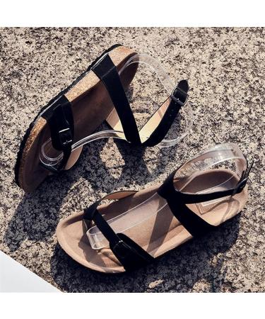 Orthopedic Bunion Corrector Sandals for Women - Stylish Cross Straps Lightweight Comfort for Flat Feet & Plantar Fasciitis - Summer Fashion 9 Brown - Buy Online on GoSupps.com
