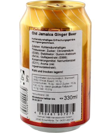 Buy Old Jamaica Ginger Beer - 12 x 0.33L | Refreshing Jamaican Soft Drink - International Shipping Available - Buy Online on GoSupps.com