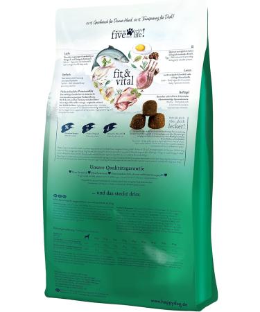Happy Dog Supreme Fit & Vital Maxi Adult Dry Dog Food for Large Dogs - 4 kg | Premium Nutrition for Optimal Health - Buy Online on GoSupps.com