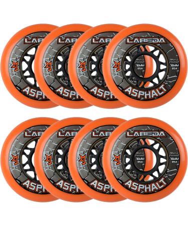 Labeda Asphalt Outdoor Inline Hockey Wheels 80mm 8-pack