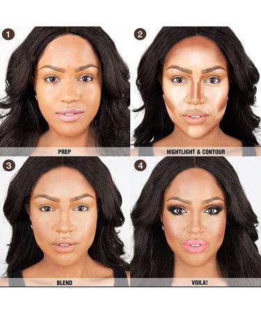 DELISOUL 4 Colors Highlight & Contour Stick Set - Dual-Ended Full Coverage Wonder Stick for Color Correction, Concealer, Contouring, and Highlighting - Body Shading Makeup Stick Set - Buy Online on GoSupps.com