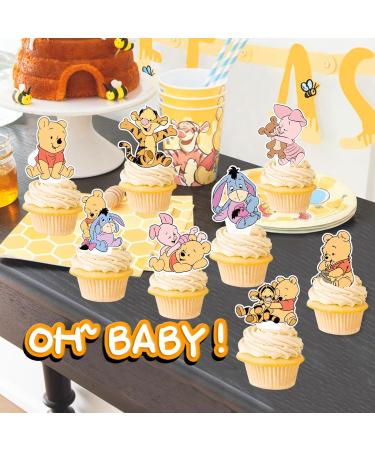 48 Pcs Cartoon Winnie Cupcake Toppers - Buy Online on GoSupps.com