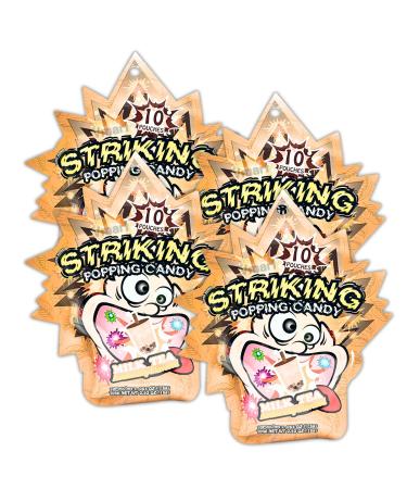 Striking Popping Candy Milk Tea Flavour 15g (Pack of 4)