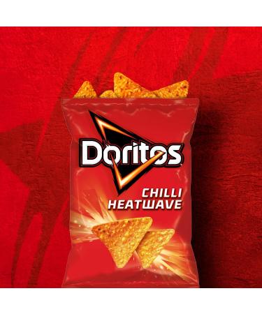 Doritos Chilli Heatwave Vegetarian Tortilla Chips Perfect for Snacking 40g (Case of 32) (Pack of 4) 40 g (Pack of 128) - Buy Online on GoSupps.com