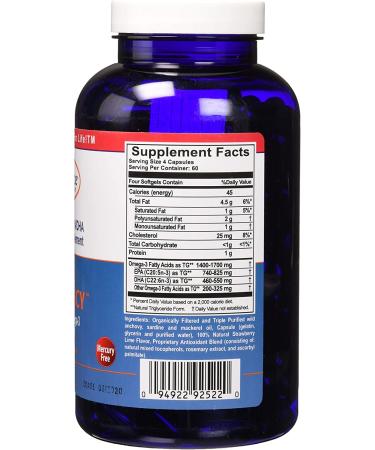 Innate Choice Omega Sufficiency Fish Oil Capsules - Strawberry Lime (240 Capsules) - Buy Online on GoSupps.com
